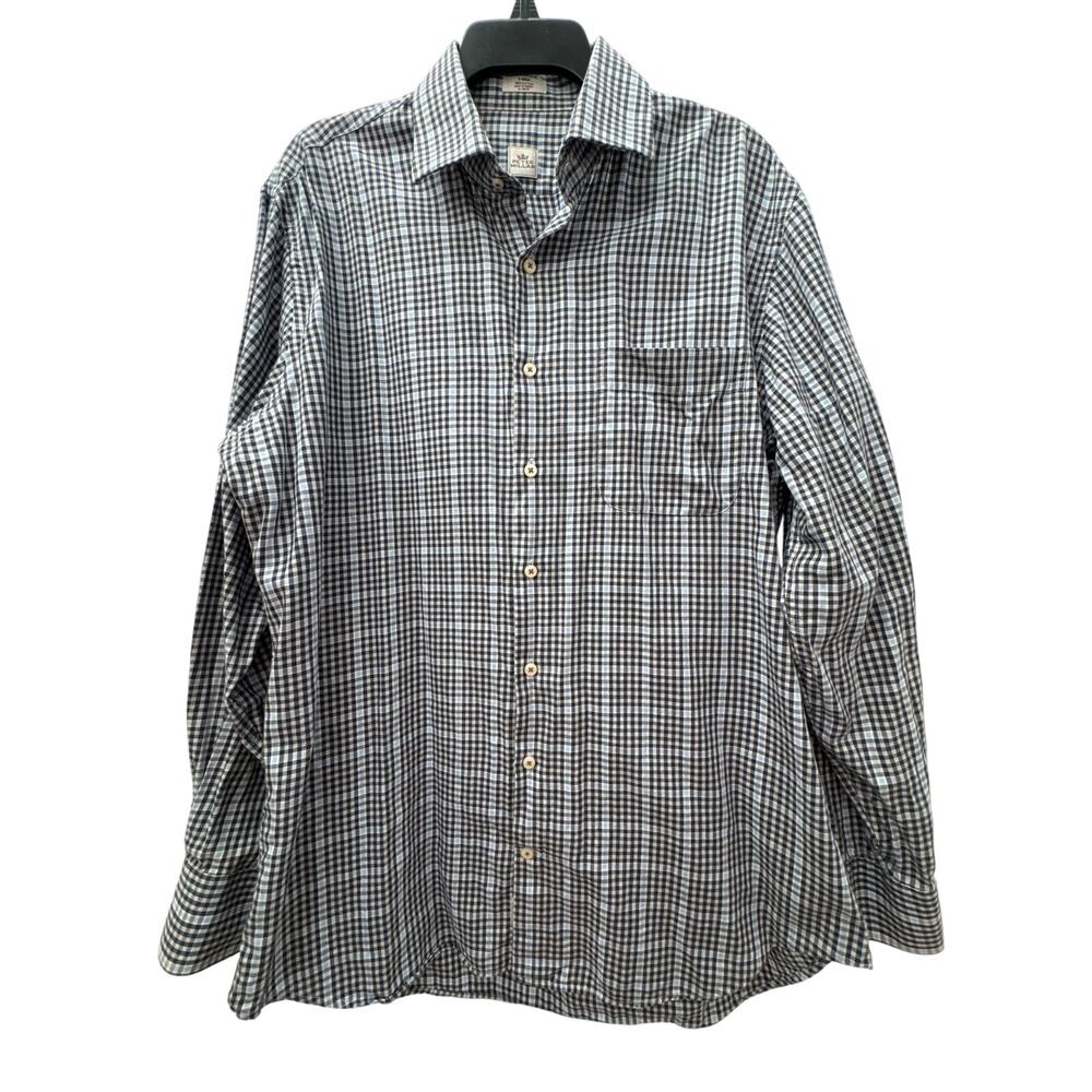 Peter Millar Plaid Button  Up Shirt